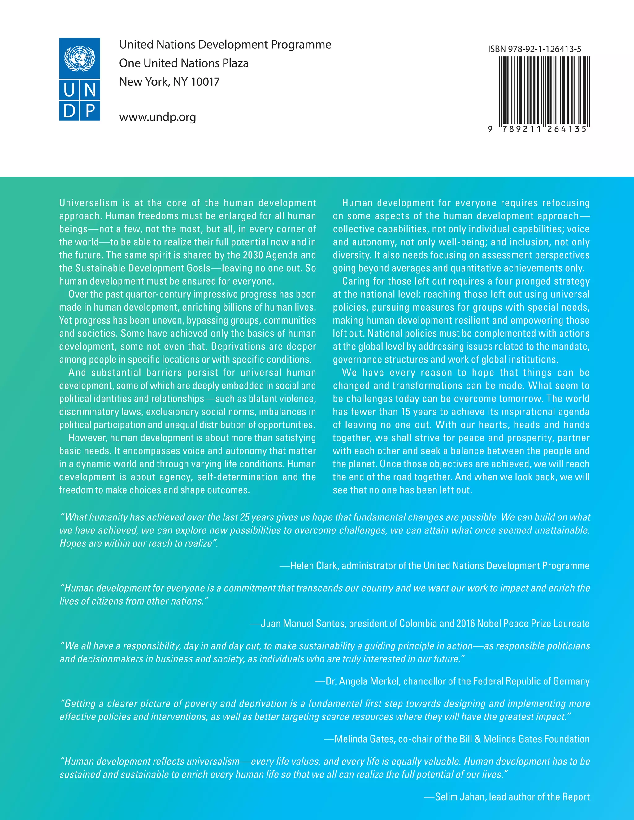 Human Development Report 2016  