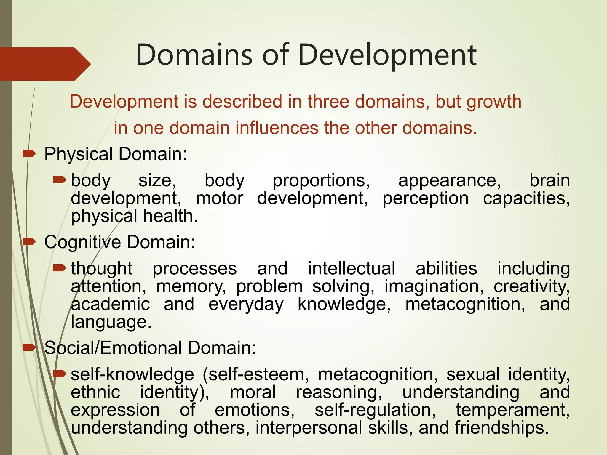Values Development Domain Picture Human development slides | PPT