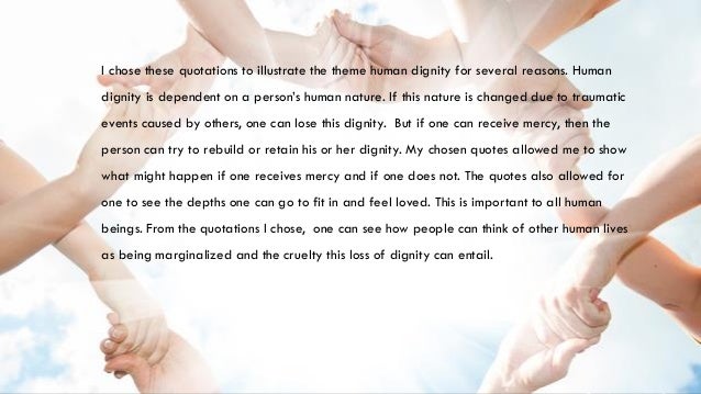dignity essay