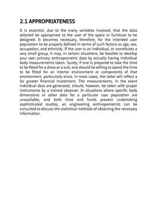 Human Dimension and Interior Space A Source Book of Design Reference ...
