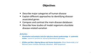 Human Disease and Genomics | PPT