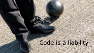 @ploeh
Code is a liability
@ploeh
 