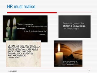 12/29/2023
5
HR must realise
 