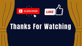 Thanks For Watching
 
