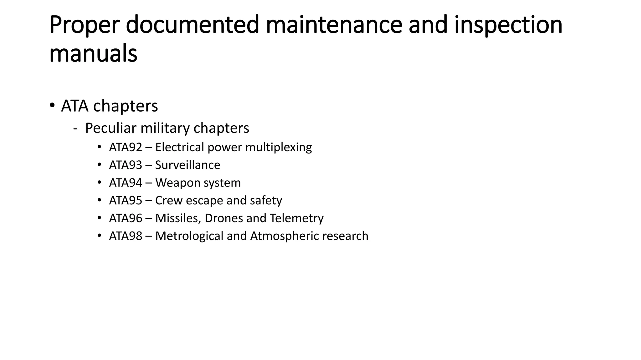 HUMAN FACTOR CONSIDERATIONS IN MILITARY AIRCRAFT MAINTENANCE AND ...