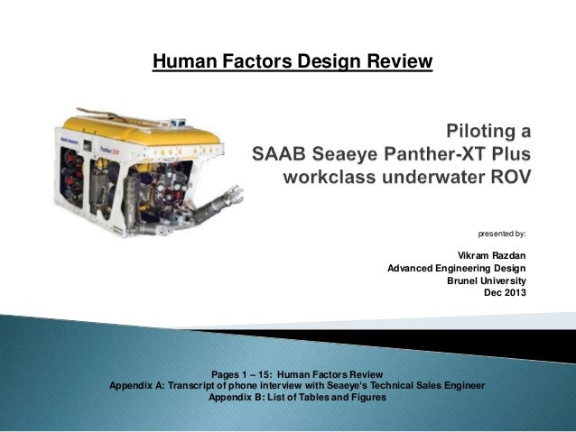 human factors design review rov piloting presentation rov piloting