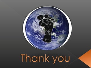 Human footprint on environment