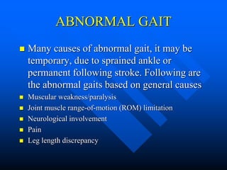 Human Gait | PPTX