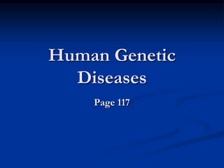 Human Genetic Diseases Page 117 