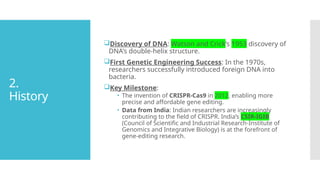 Human Genetic Engineering explanation for college level presentation | PPT