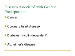 Human genetics & health | PPT