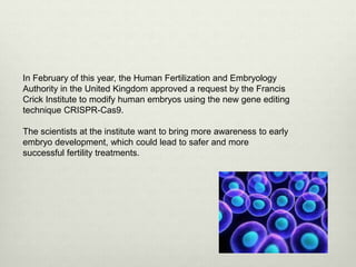 Human Genome Editing Response Pptx