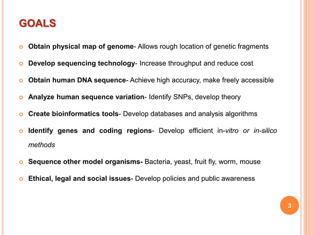 Human genome project | PPTX | Biotech and Biomedical Industry | Industries