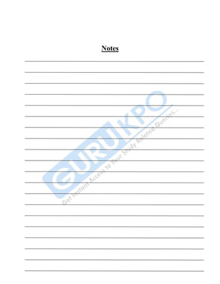 Human Geography 109
Notes
 