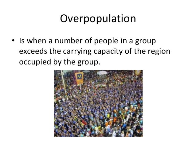 Human Geography Overpopulation