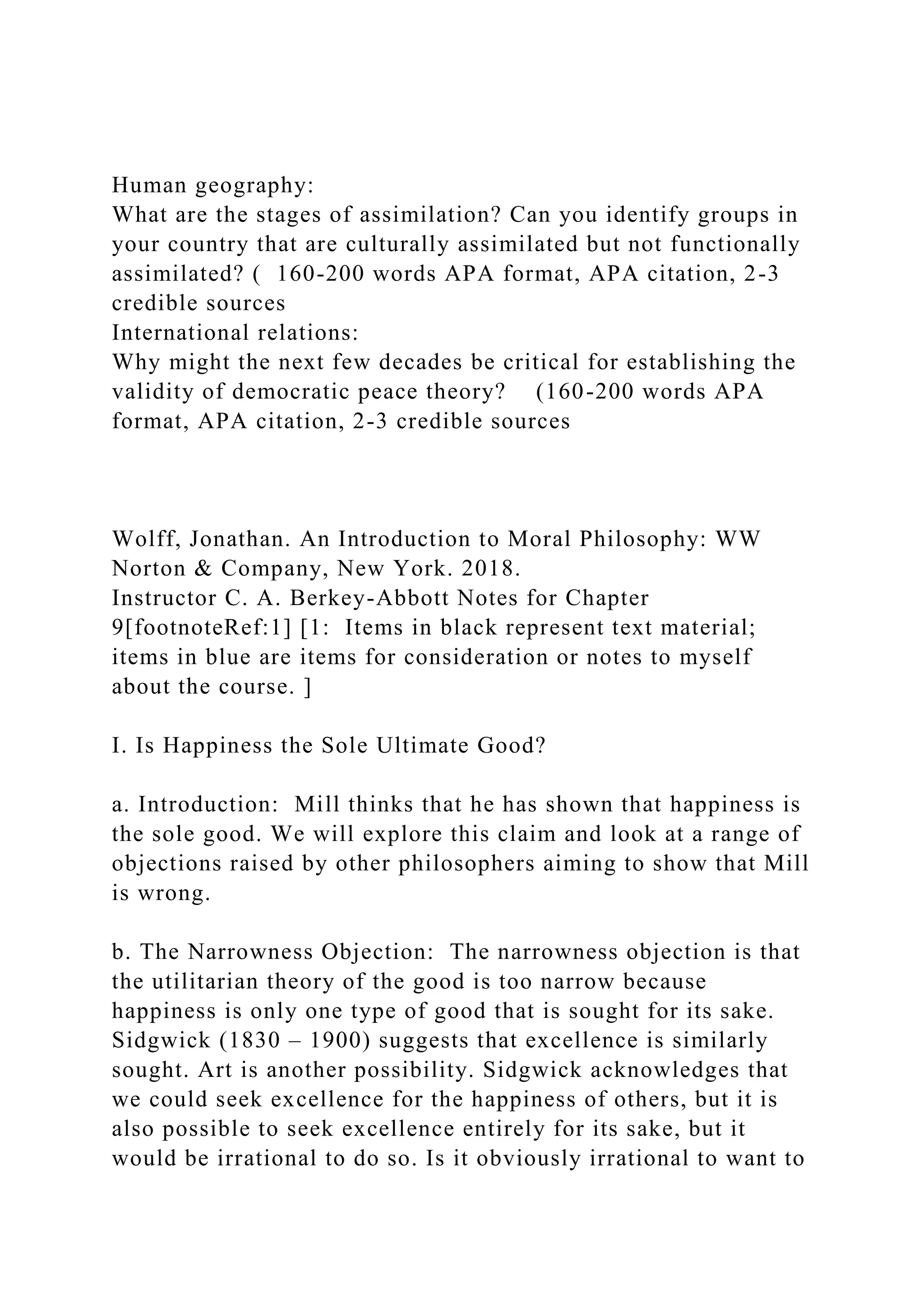 Human geographyWhat are the stages of assimilation Can you ide.docx