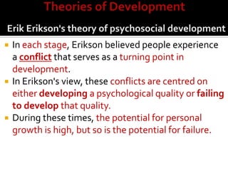 what are the psychological theories of human development