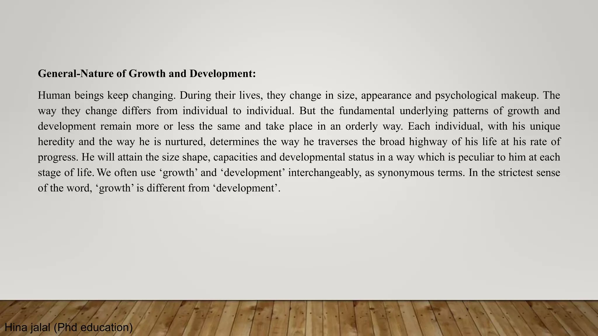 Human growth and development | PPT
