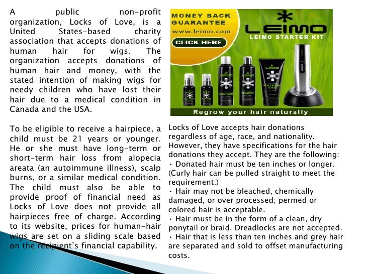 hair for wigs charity
