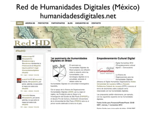 medialab.ugr.es @medialabUGR
Atlas de Ciencias Sociales y
Humanidades Digitales
 