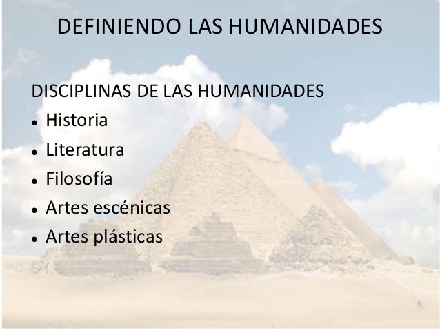Humanidades I – Introducción a las Humanidades