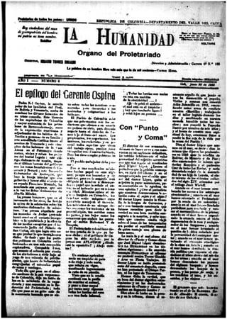 Periódico LA HUMANIDAD # 6, 7 y 8. 