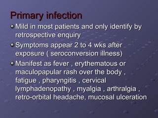 Seroconvcersion Rash Human Immunodeficiency Viru Sreal | PPT