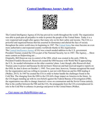 Human Intelligence Source Analysis | PDF