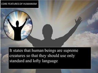 Humanism and existentialism- comparing and contrasting 