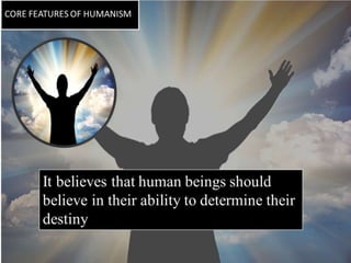 Humanism and existentialism- comparing and contrasting 