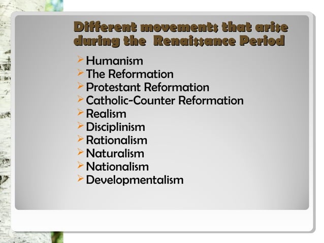 Humanism during renaissance | PPT