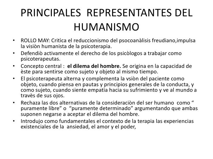 Principales Representantes Del Humanismo
