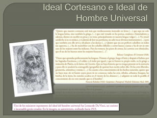 Ideal Cortesano e Ideal de Hombre Universal