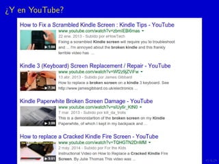 ¿Y en YouTube?
 