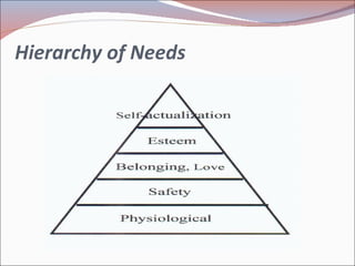 Hierarchy of Needs 
