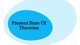 Present State Of
Theories
 