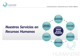 Nuestros  Servicios  en Recursos  Humanos