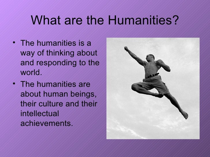 define humanities essay