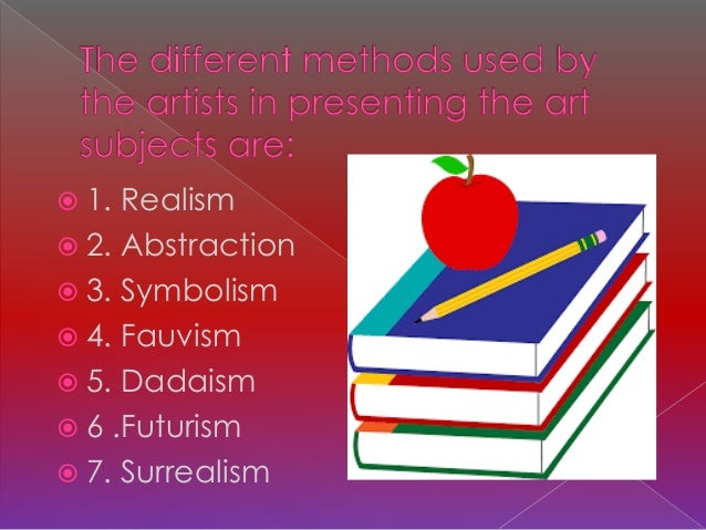 Methods of presenting the art subject