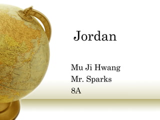 Jordan Mu Ji Hwang Mr. Sparks 8A 