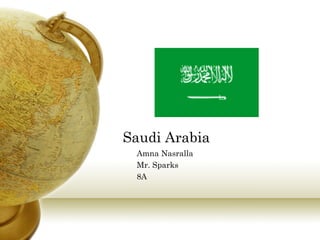 Saudi Arabia Amna Nasralla Mr. Sparks 8A 