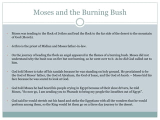 Moses and the Burning Bush