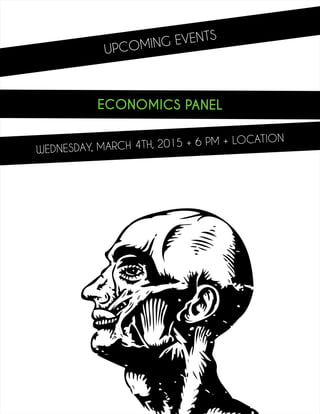 Economics Panel Flyer | HUMANITIES Campaign 