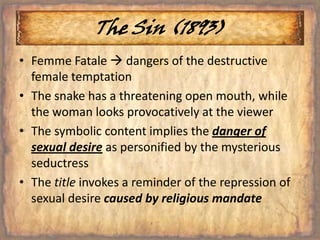  The position of sphinx :more prominent than Oedipus, full of details, latches on Oedipus’ s chest  