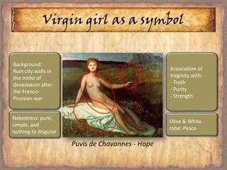 Sexual Symbolism“God” designed sex, not man or society. Sex is a Big Thing. What it means is so big that we will never exhaust it, only discover more facets of its diamond.The relationship between symbolism and sexuality was not always degrading to women. Sex was a source of liberation with the potential to unite humanity with God.