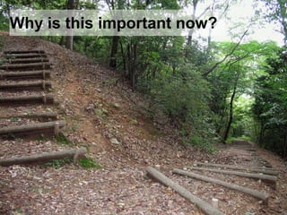 Why is this important now?
 