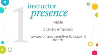 presence
instructor
1 "
Savery, (2005).
' '
#tilttip14
 