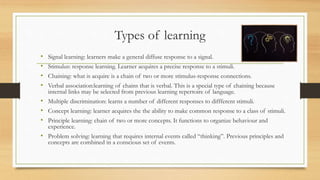 Human learning | PPTX
