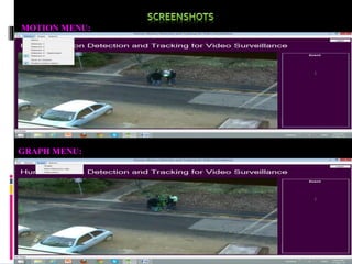 MOTION MENU:
GRAPH MENU:
 
