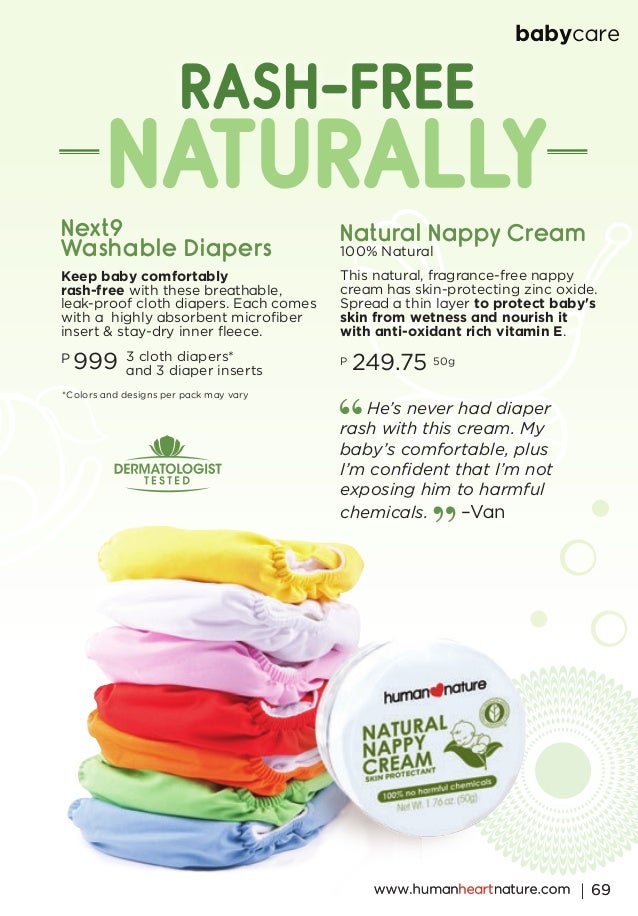 human nature nappy cream